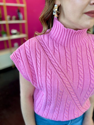 Cotton Candy Pink Sweater