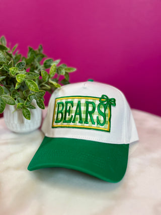 Bears Check Patch Green Baseball Hat