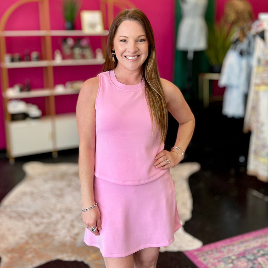 Candy Pink Essentials Sleevless Top