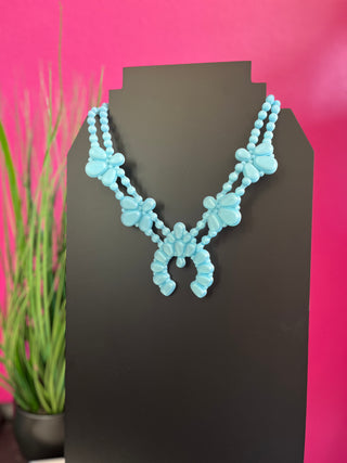Denim Dreams Night Bloom Necklace