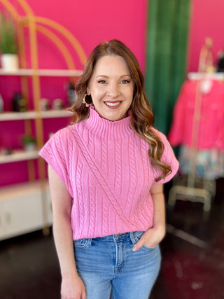 Cotton Candy Pink Sweater