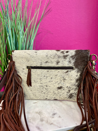 Fannin Cowhide Envelope Purse