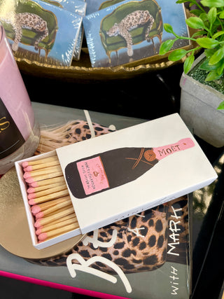 Pink Moet Champagne Matchbox