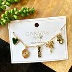 Baylor Gold Chain Charm Necklace