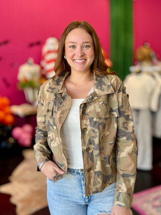 Animal Kingdom Camo Scarf Shajacket