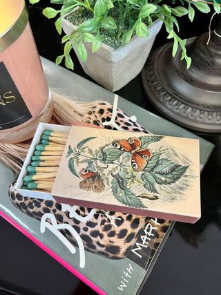 Vintage Butterfly Matchbox