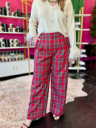 Red Tartan Plaid Pants