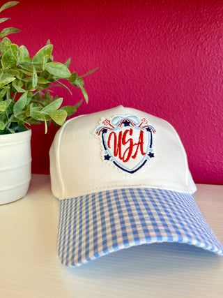 USA Crest Baseball Hat