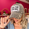 Run the Dang Ball Leopard Hat