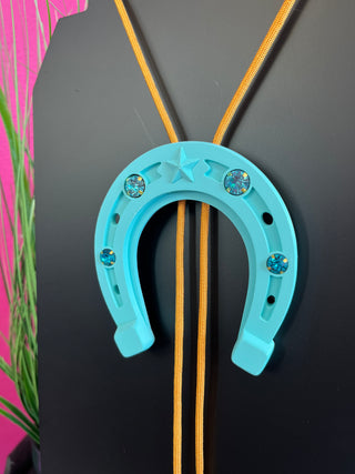 Turquoise Large Horseshoe Bolo
