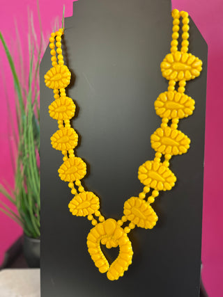 Sunflower Yellow Golden Hour Necklace