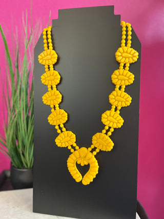 Sunflower Yellow Golden Hour Necklace