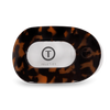 Tortoise Large Flat Round Teleties Clip