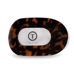 Tortoise Large Flat Round Teleties Clip
