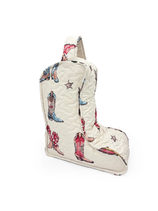 Thunderbird Boots Sand Quilted Tall Boot Bag