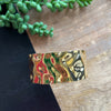 Hammered Gold Wide Cuff - Water Resistant
