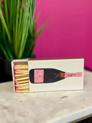 Pink Moet Champagne Matchbox