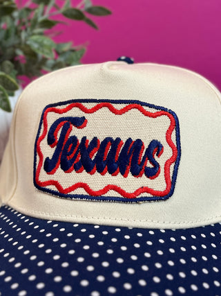 Texans Polka Dot Baseball Hat