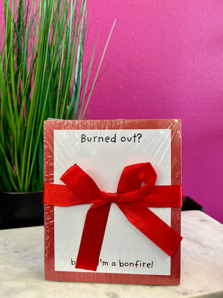 Burned Out Note Pad
