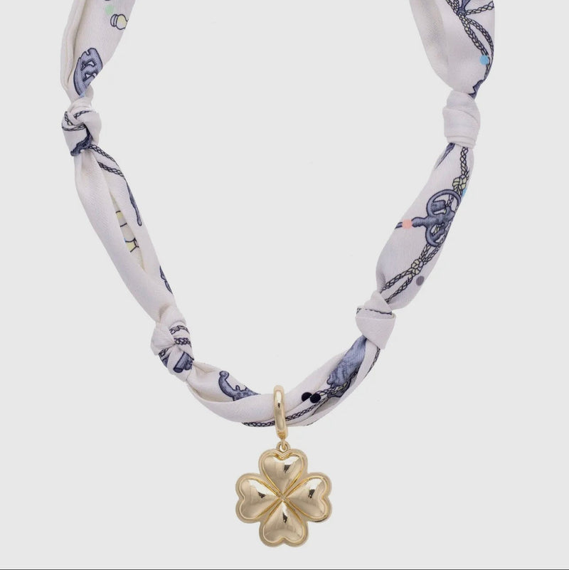 Charlie Clover Scarf Necklace