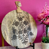 Flower Cluster Wood Serving Board