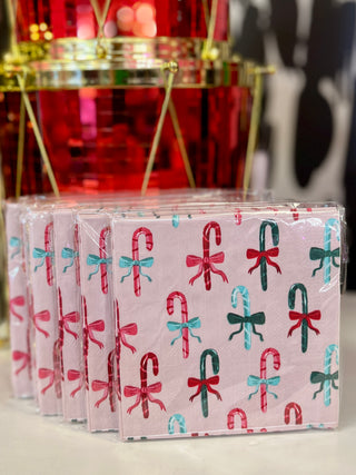 Assorted Candy Cane Napkins