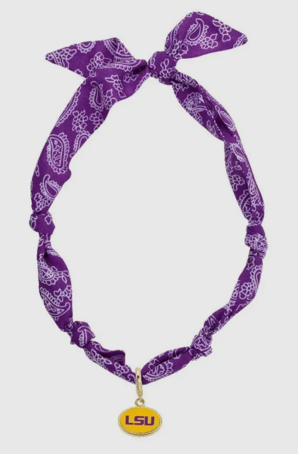 LSU Scarf Necklace