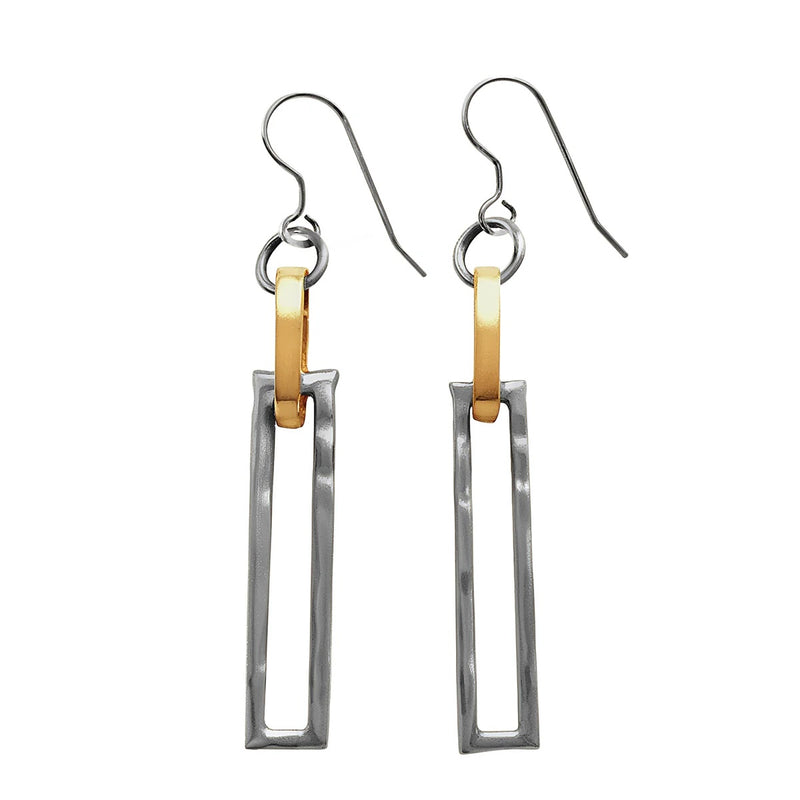 LJ Fall Mixed Metal Earring