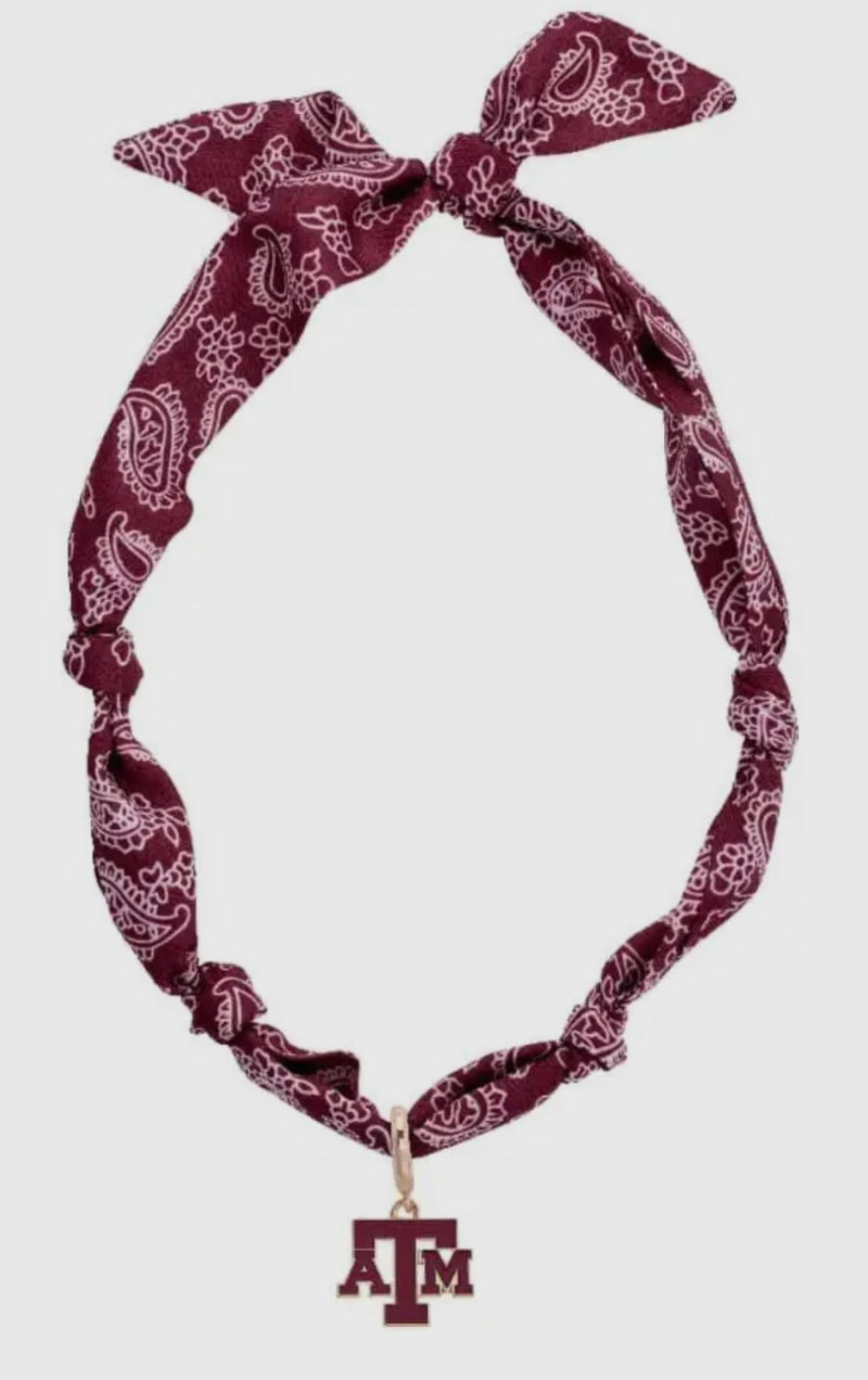Texas A&M Scarf Necklace