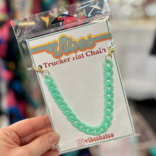 Mint Lg Trucker Hat Chain
