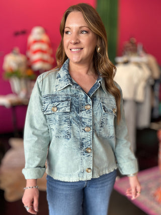 Welcome to the Jungle Denim Scarf Shajacket