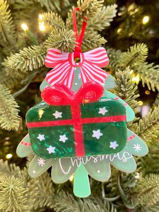 Present Holiday Hair Clip
