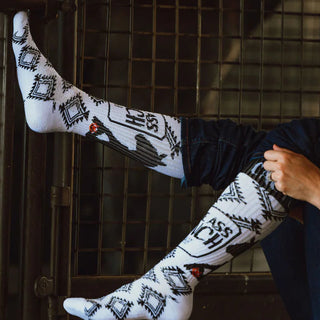 Broke Ass Ranch Boot Sock By Lucky Chuck