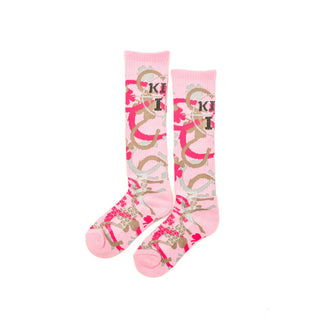 Kill It Pink Camo Boot Sock By Lucky Chuck