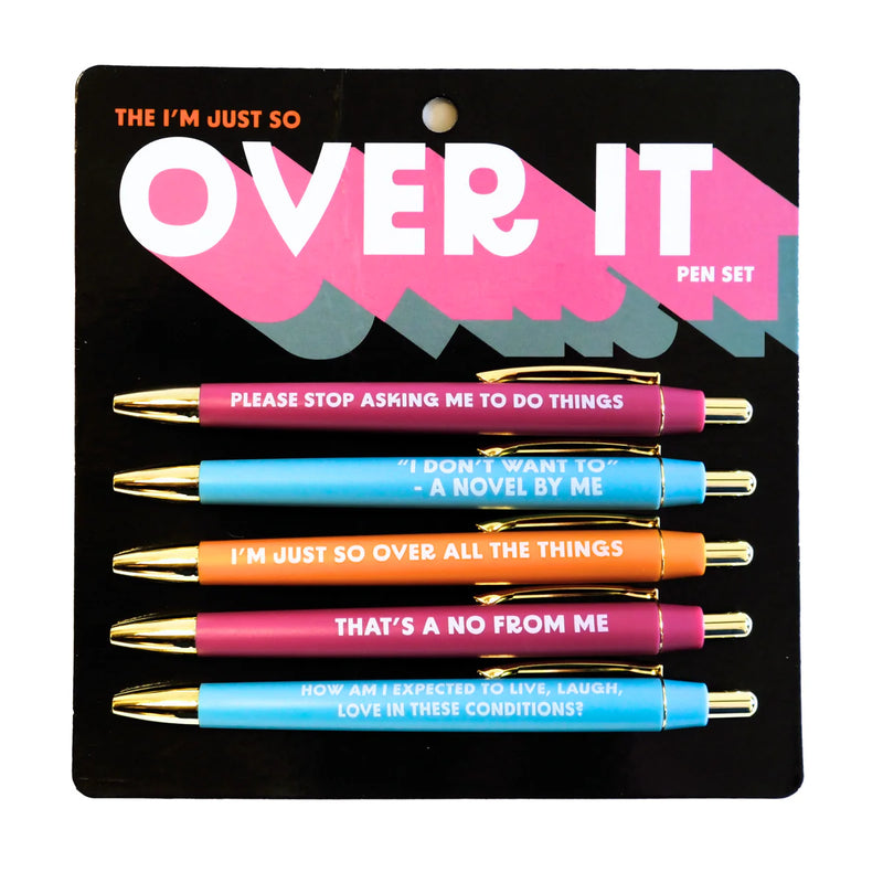 Over It  Pen Set