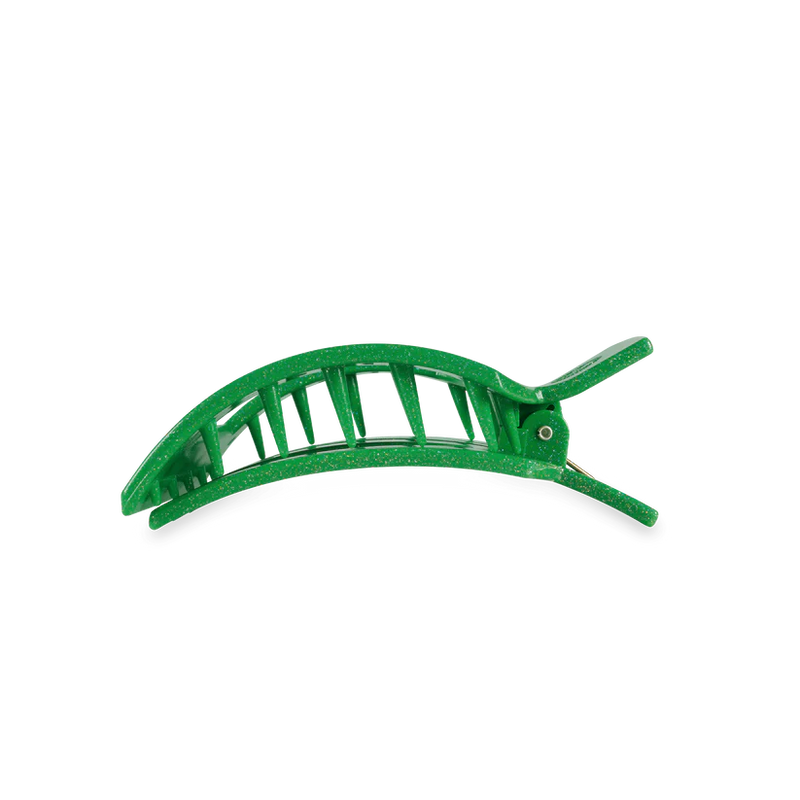 Shamrock Shimmer Large Flat Square Teleties Clip