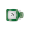 Shamrock Shimmer Large Flat Square Teleties Clip