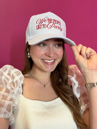 Blue We The People Baseball Hat