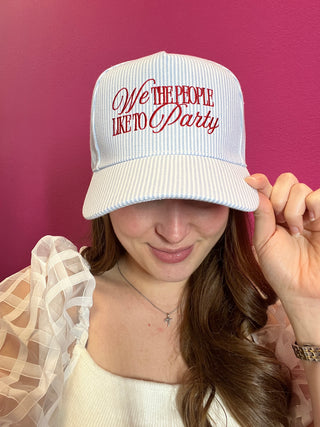 Blue We The People Baseball Hat