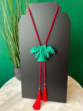 Christmas Bells Bolo Necklace by Rahya