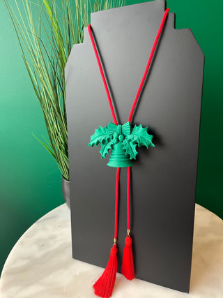 Christmas Bells Bolo Necklace by Rahya
