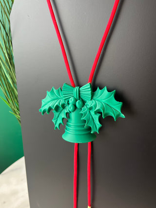 Christmas Bells Bolo Necklace by Rahya