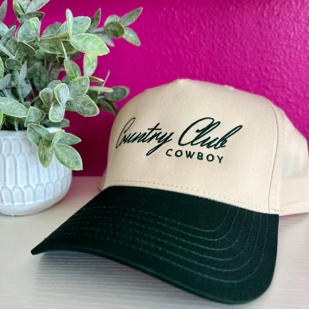 Country Club Cowboy Baseball Hat