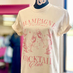 Champagne Problems Cocktail Club Tee