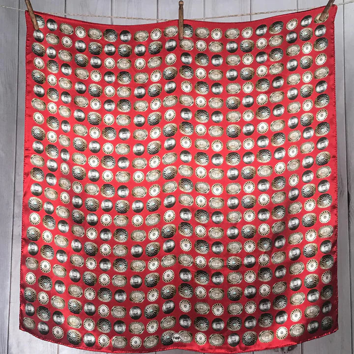 Baby Red Concho Shorty 26" Wild Rag