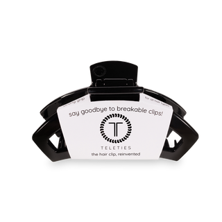Jet Black Open Medium Teleties Clip