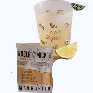 Mas Tequila Margarita Cocktail Cups & Mix Set