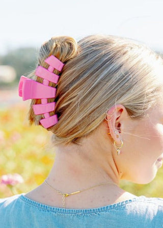 Peonies Please Large Classic Teleties Clip
