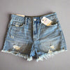 Astounded High Rise Denim Shorts