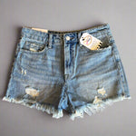 Astounded High Rise Denim Shorts